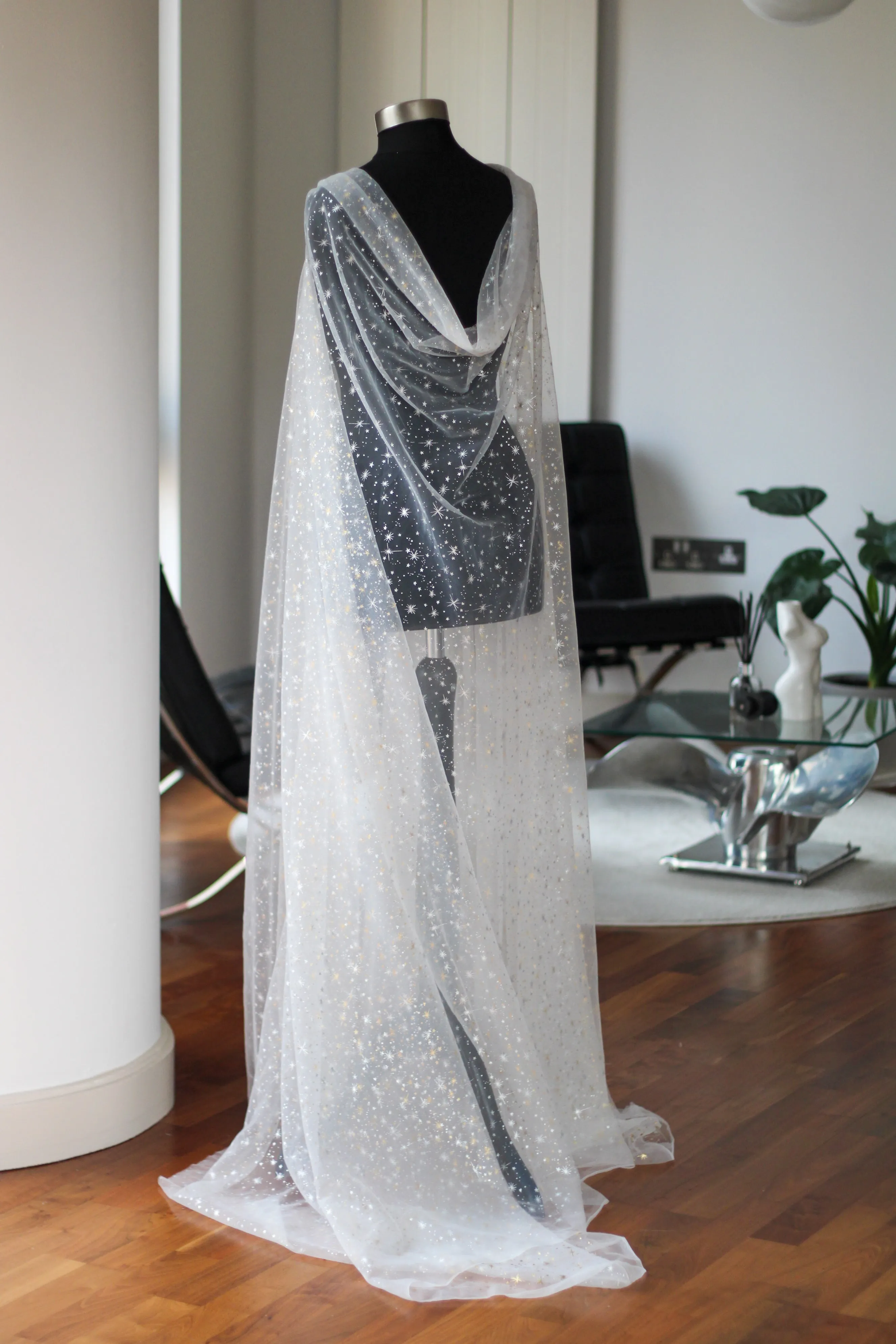 Gold Star Wedding Cape