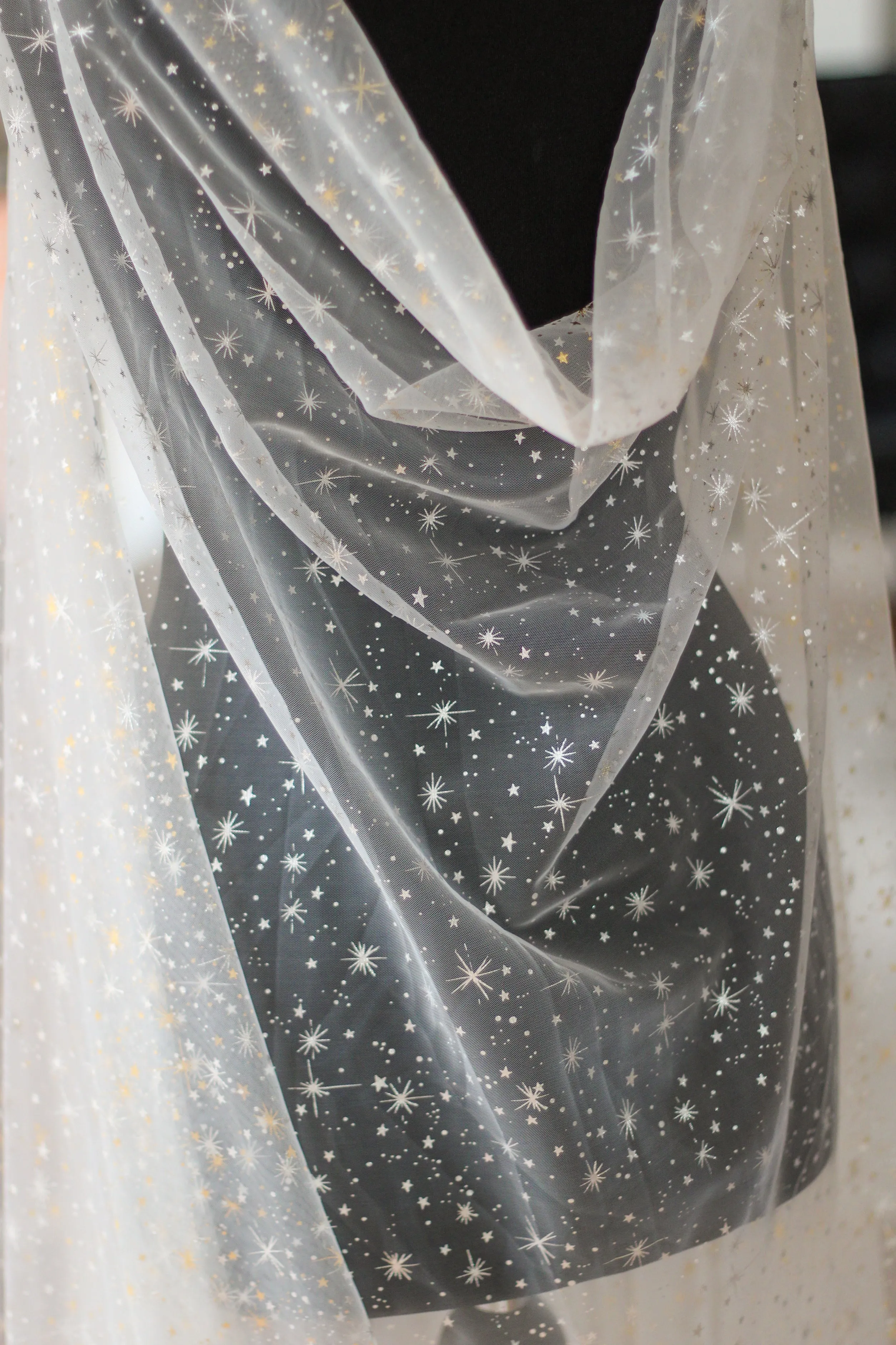 Gold Star Wedding Cape