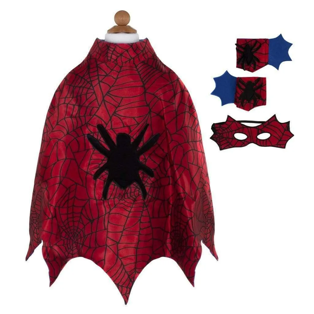 Great Pretenders Spider Cape Set - 3-4Y