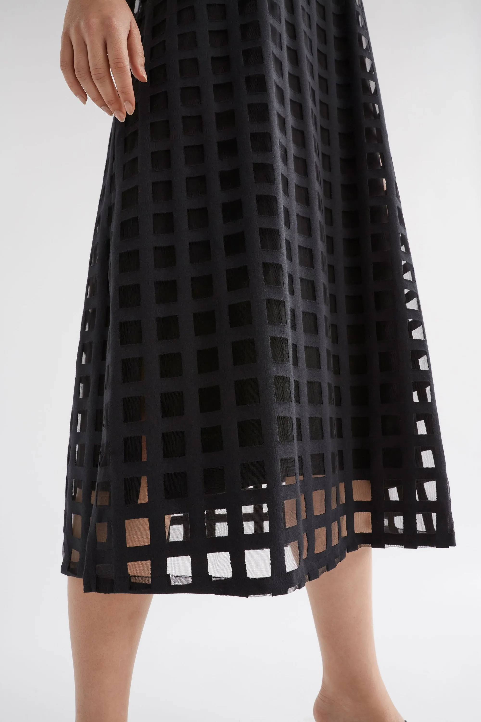 Grid Burnout Dress