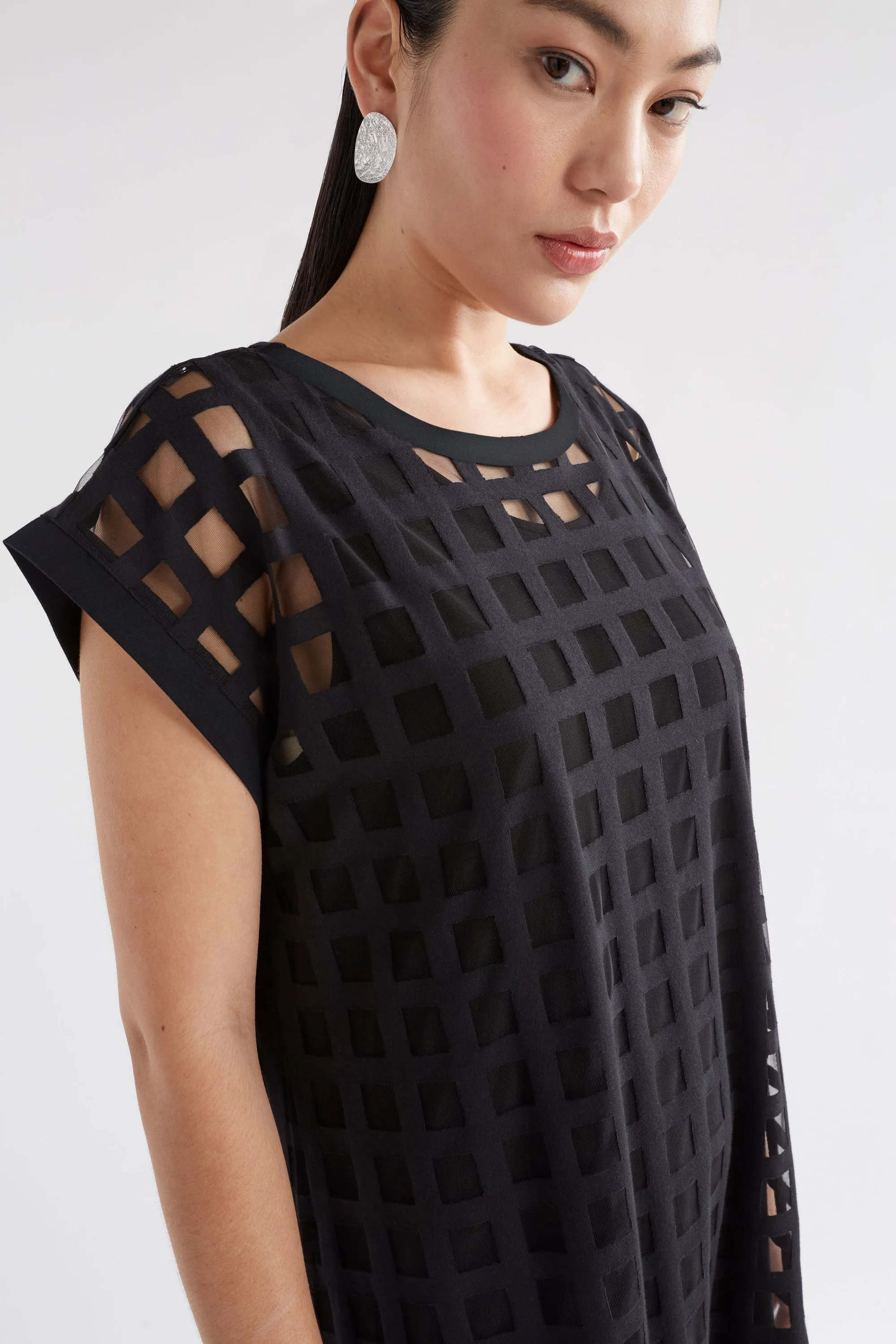 Grid Burnout Dress