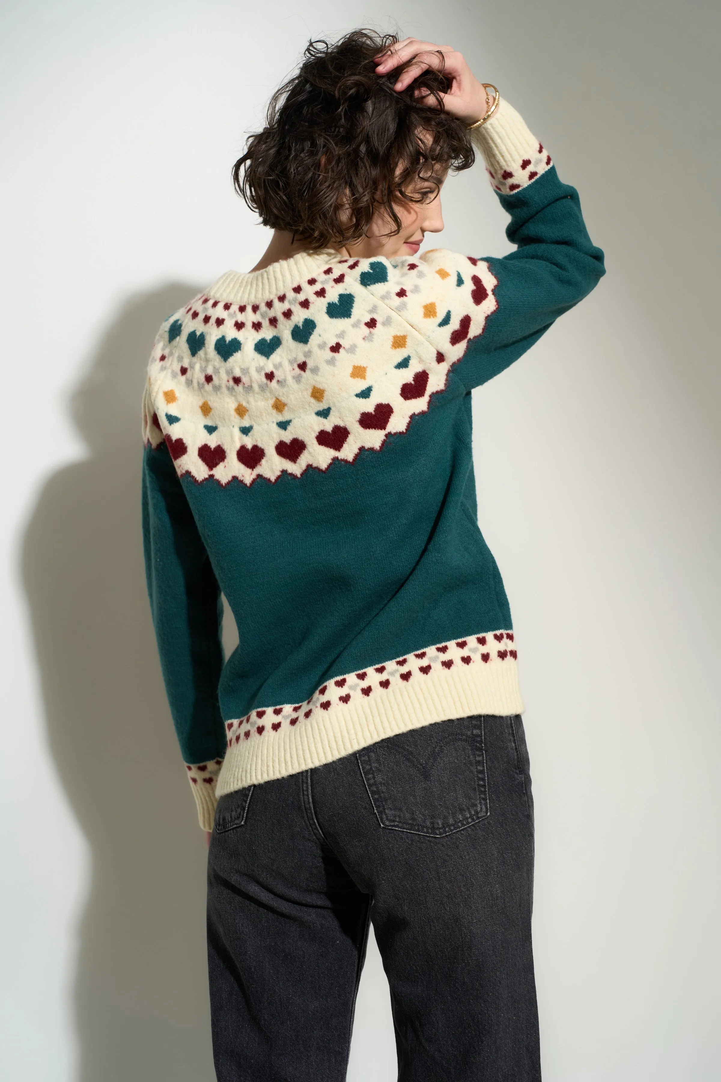 Heidi Sweater - Emerald