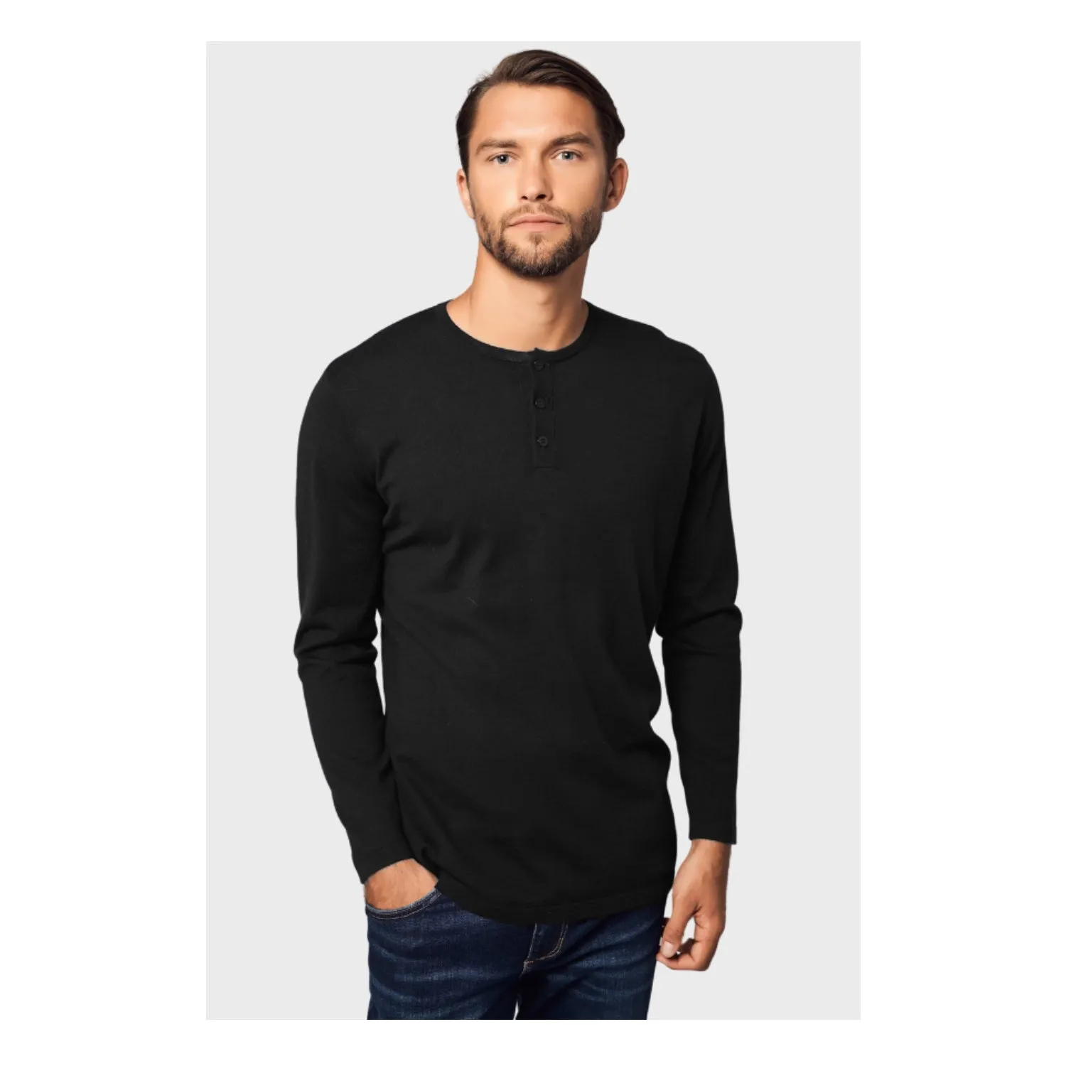 Henley Cotton Cashmere T-shirt