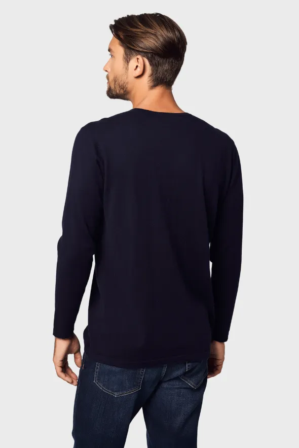 Henley Cotton Cashmere T-shirt