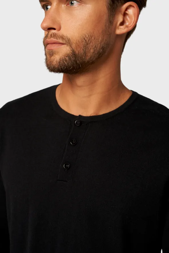 Henley Cotton Cashmere T-shirt