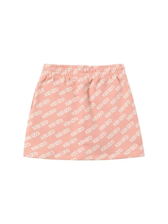 Kenzo Kids   Cotton sweat skirt w/logo 