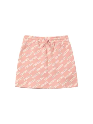 Kenzo Kids   Cotton sweat skirt w/logo 