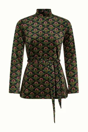 King Louie Heloisa Tunic Top Jubilee Pine Green