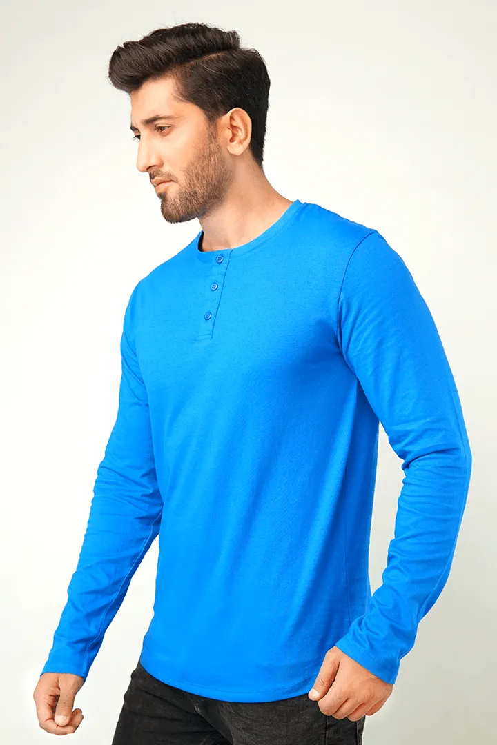 Kingly Full Sleeve Henley T-Shirt