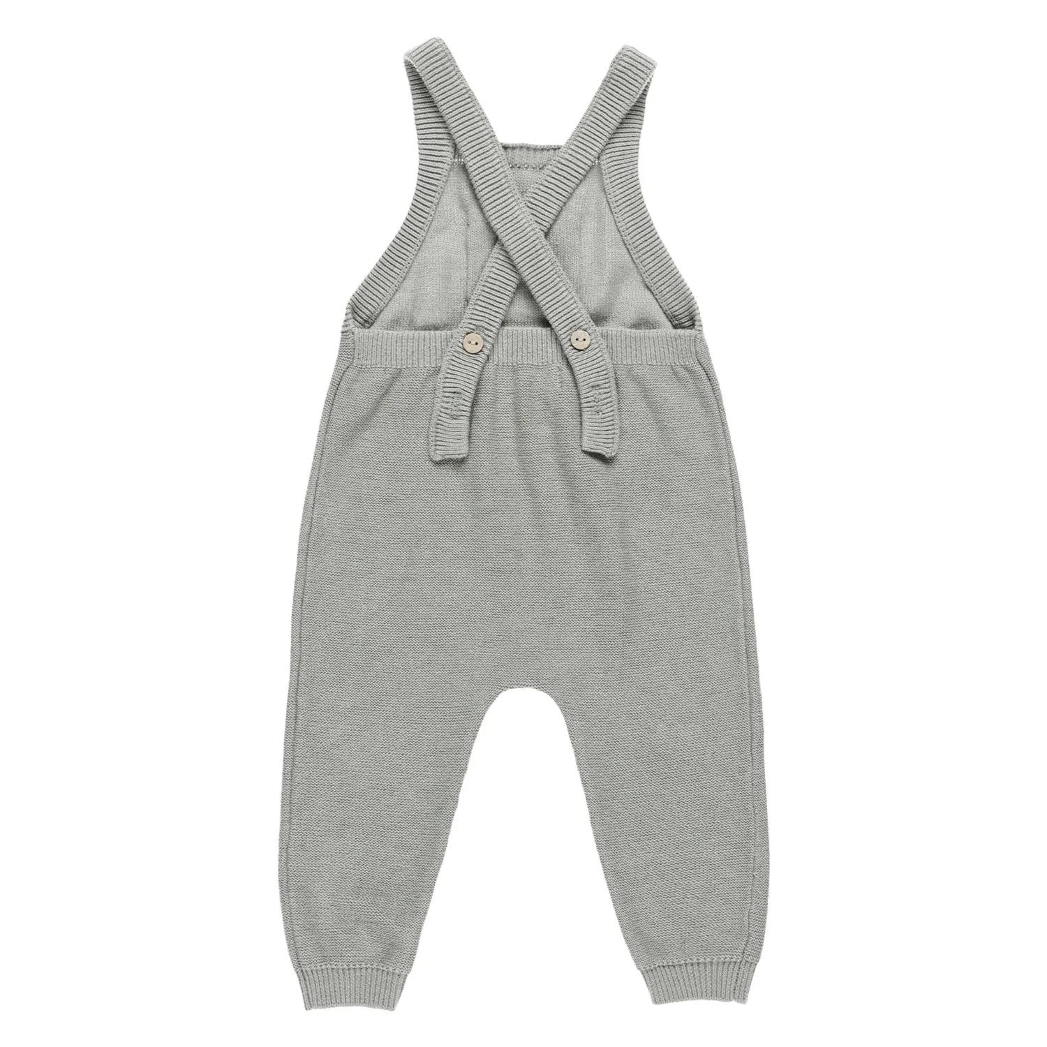 Knit Overall - Dusty Blue - FINAL SALE