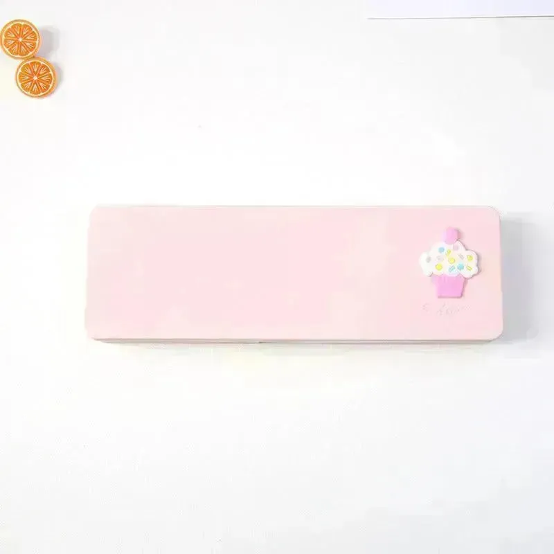 Korean version of ins candy color cartoon pencil case