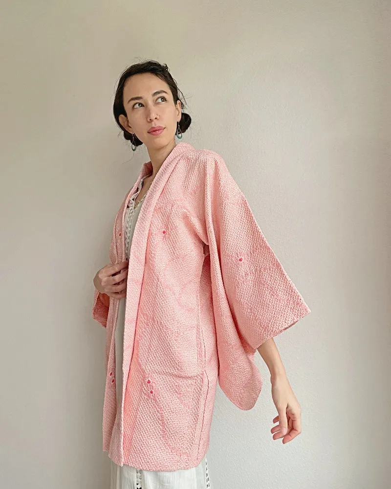 Light Up Shibori Kimono Haori Jacket