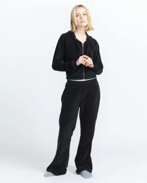 Lived in Lounge Velour Pants - Black