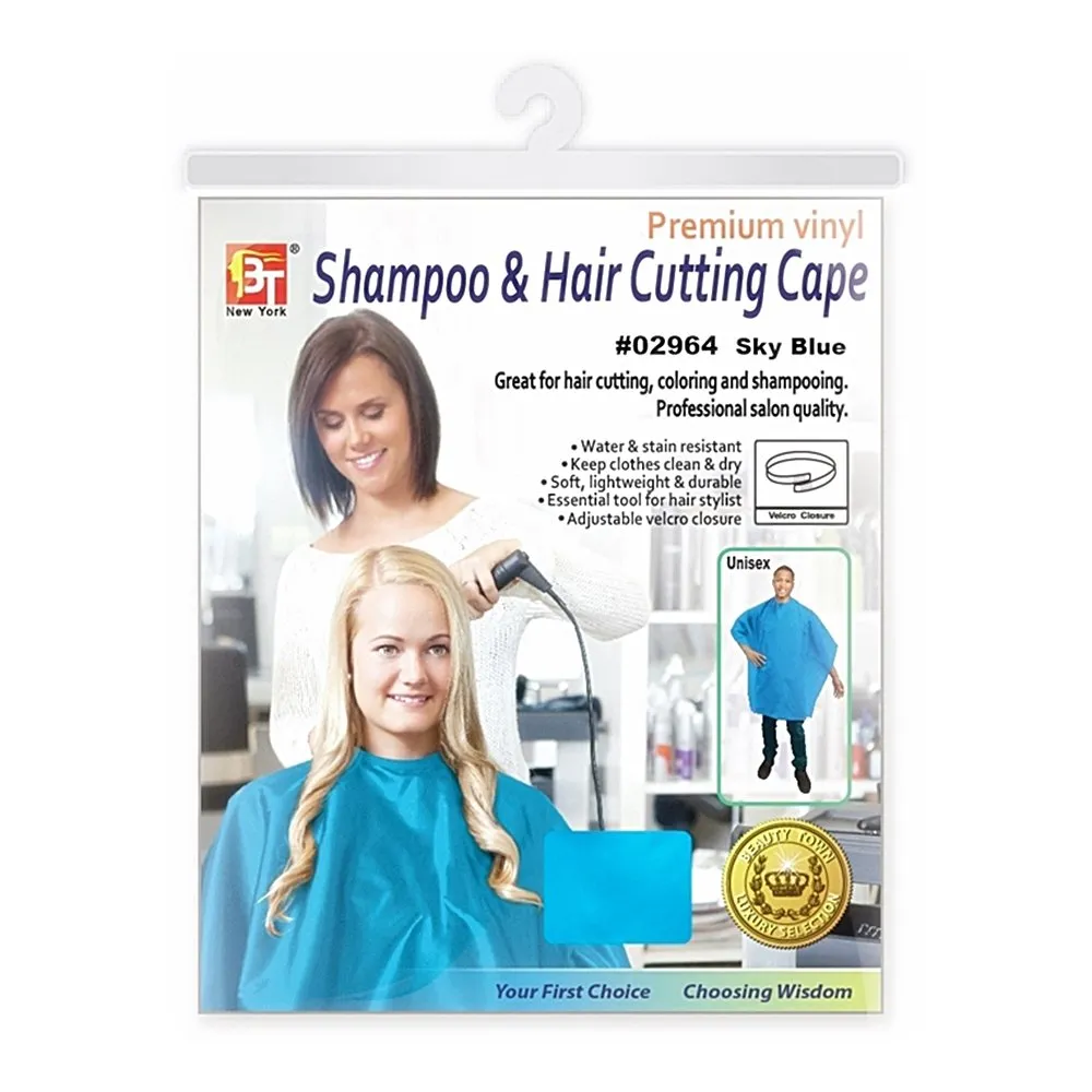 Luxury Vinyl Shampoo & Cutting Cape