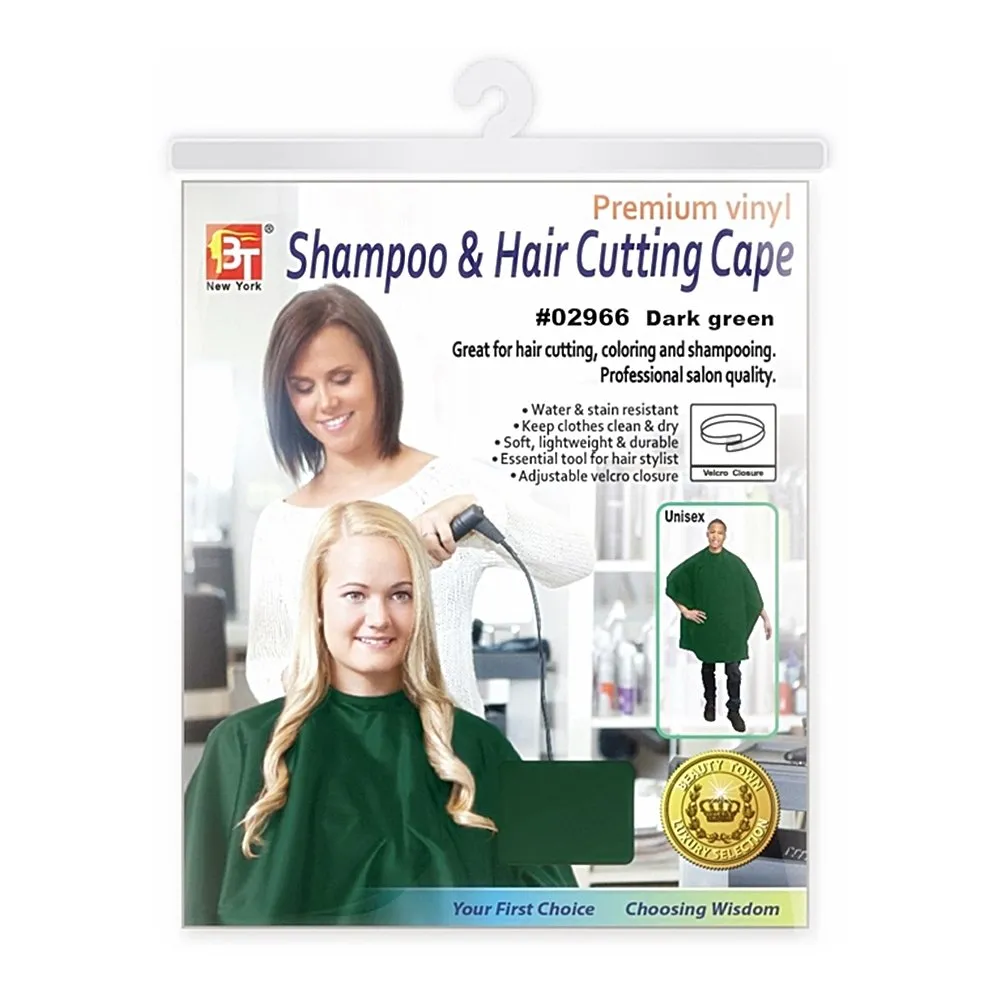 Luxury Vinyl Shampoo & Cutting Cape