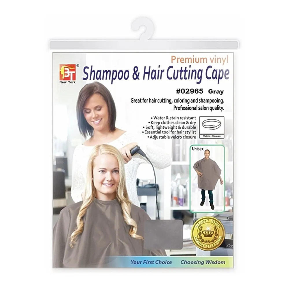 Luxury Vinyl Shampoo & Cutting Cape