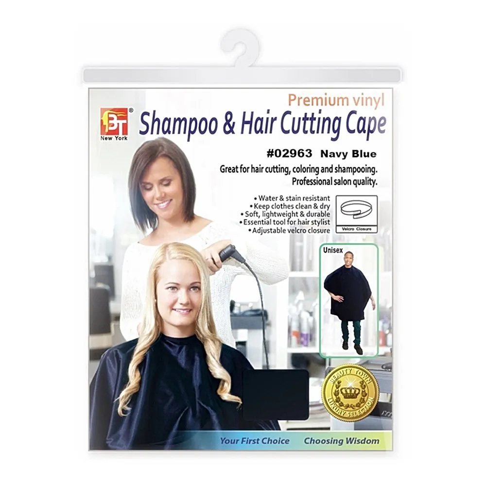 Luxury Vinyl Shampoo & Cutting Cape