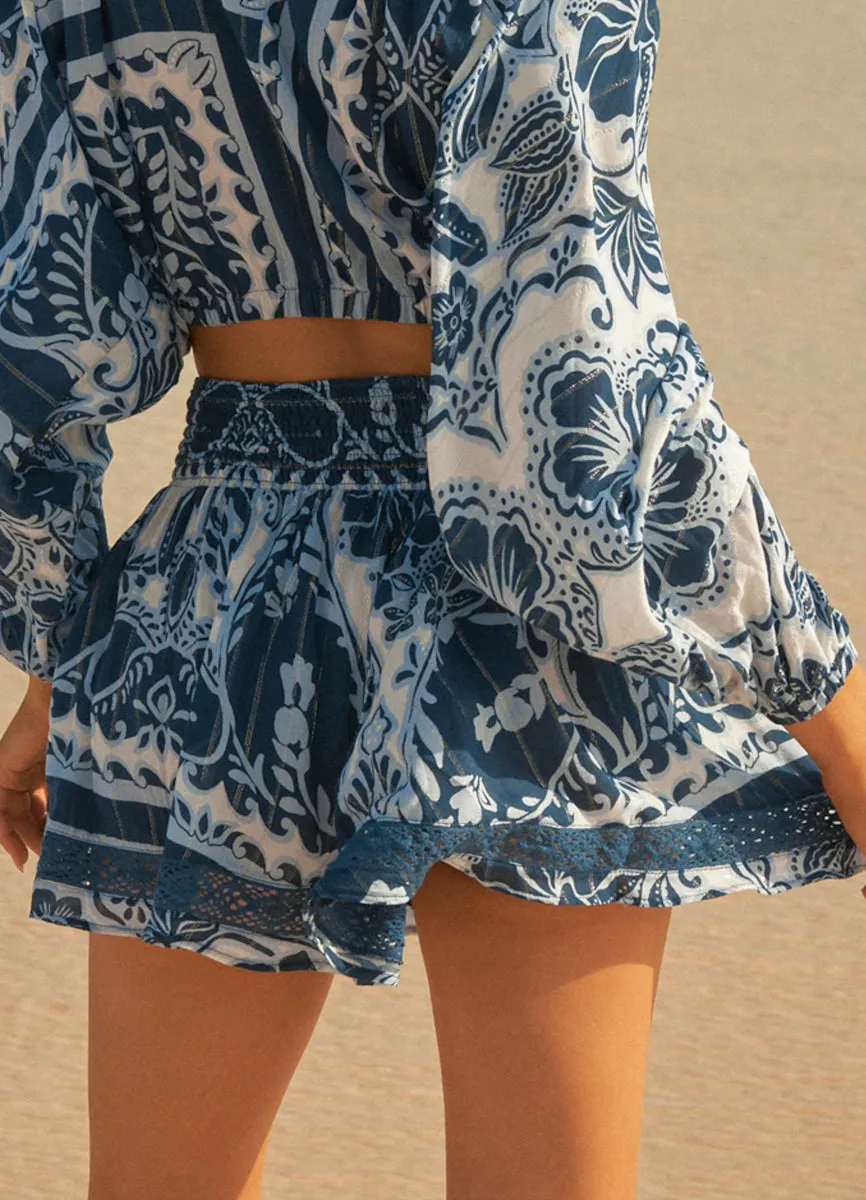 Maaji Delft Baroque Makenzie Short Skirt