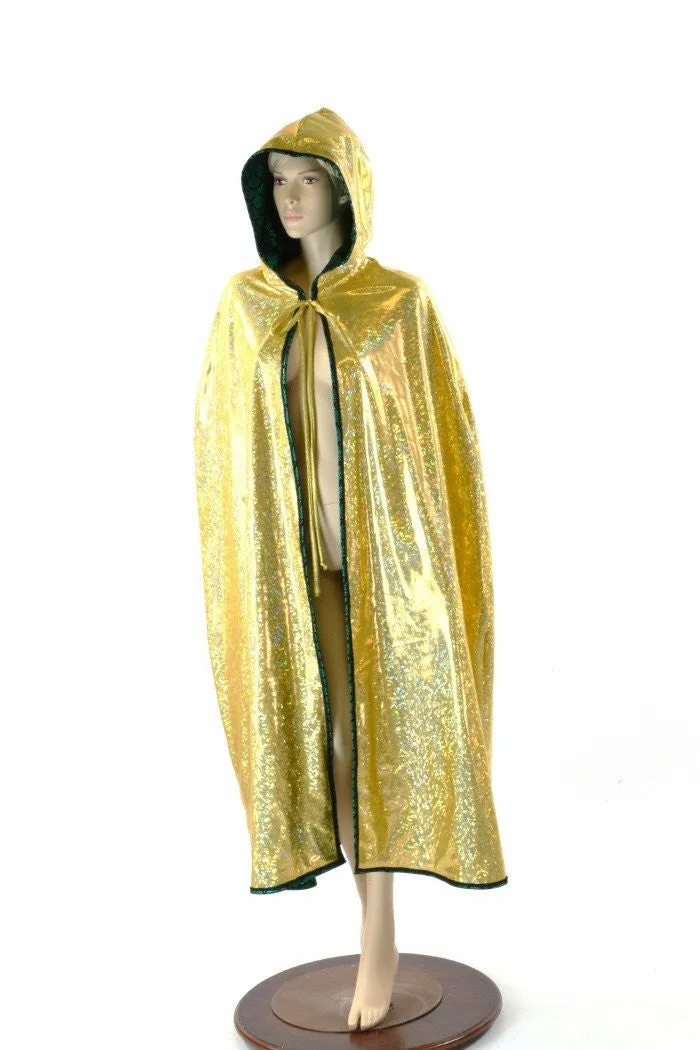 Mardi Gras Hooded Cape