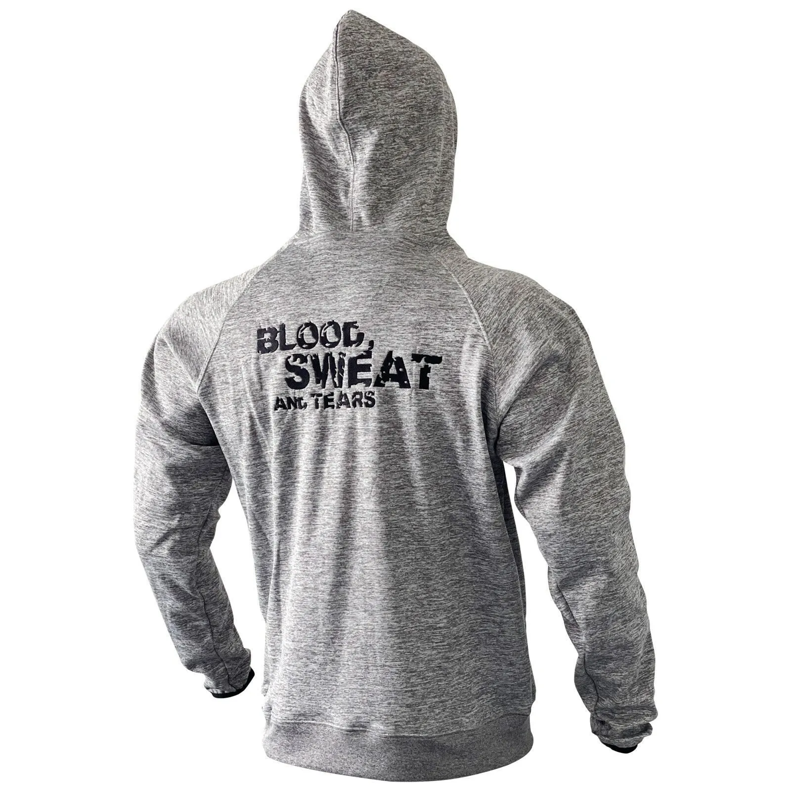 MEN SPARTAN PULLOVER HOODIE GREY COLOR