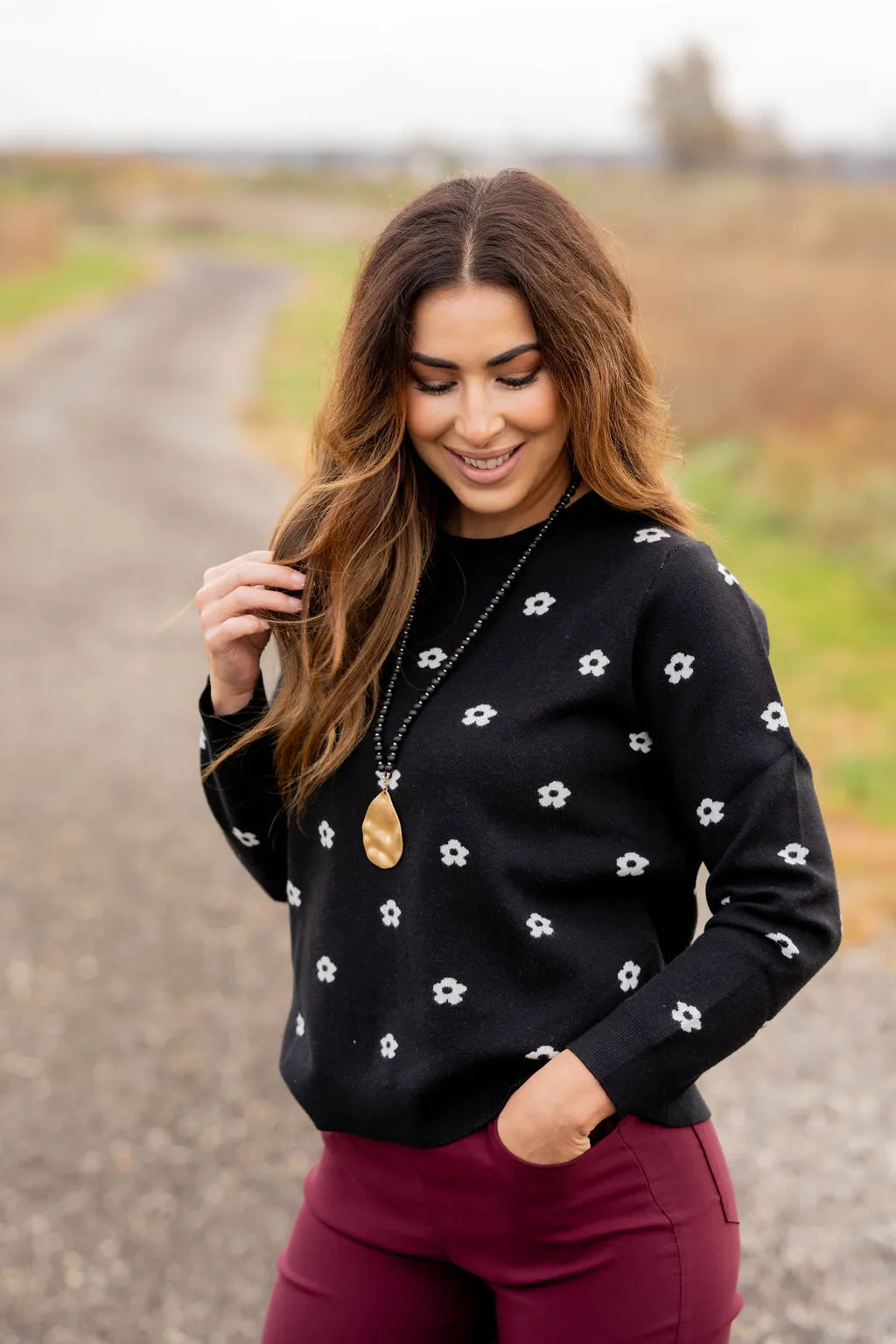 Mini Daisies Sweater