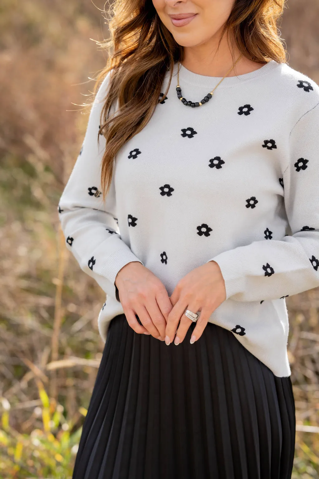 Mini Daisies Sweater