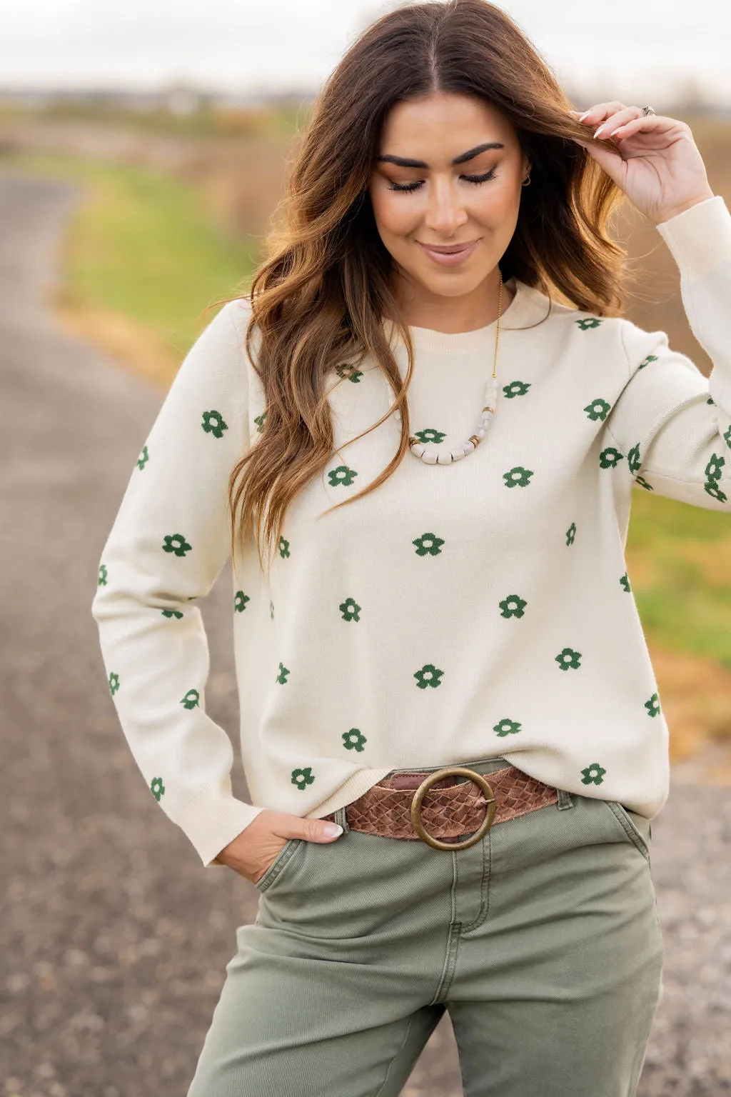 Mini Daisies Sweater