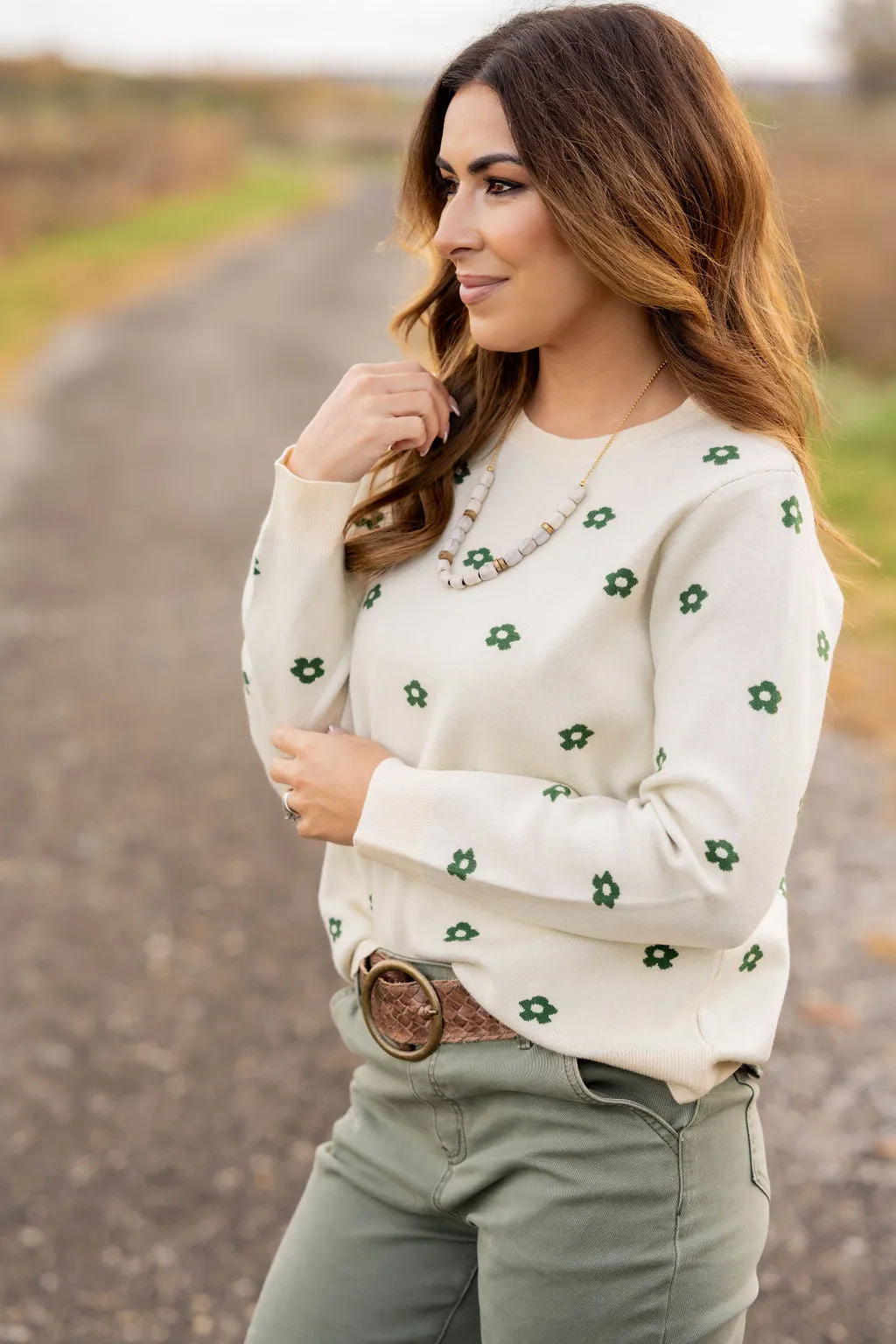 Mini Daisies Sweater