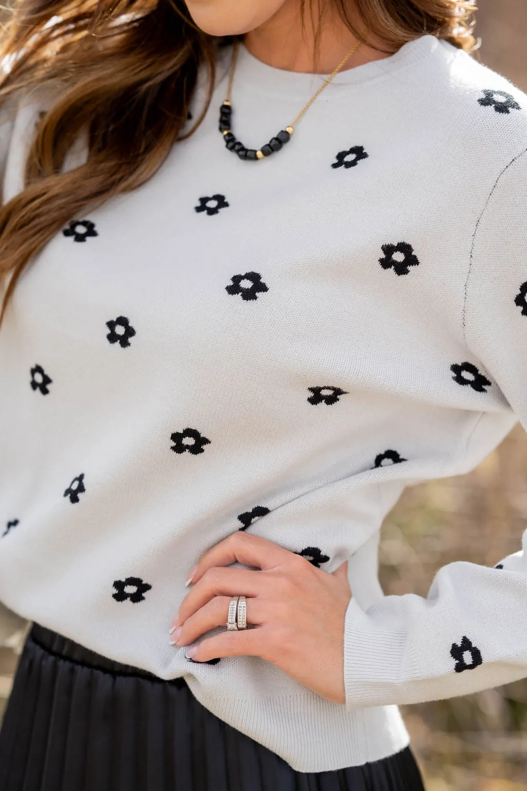 Mini Daisies Sweater