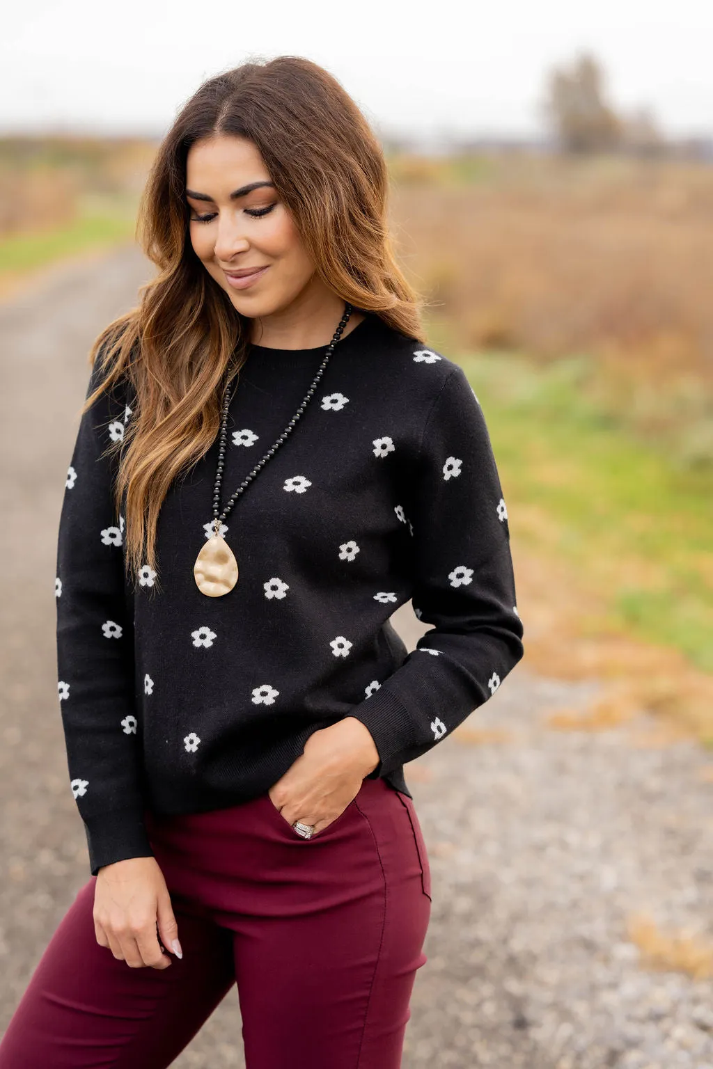 Mini Daisies Sweater