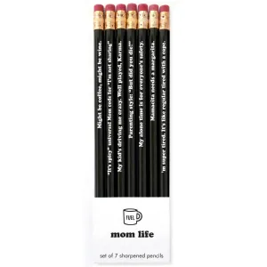 Mom Life Pencil Set