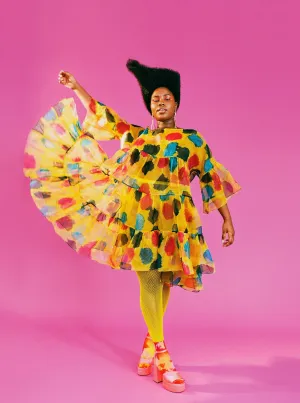 NBNW - Rainbow Painted Tier Dress