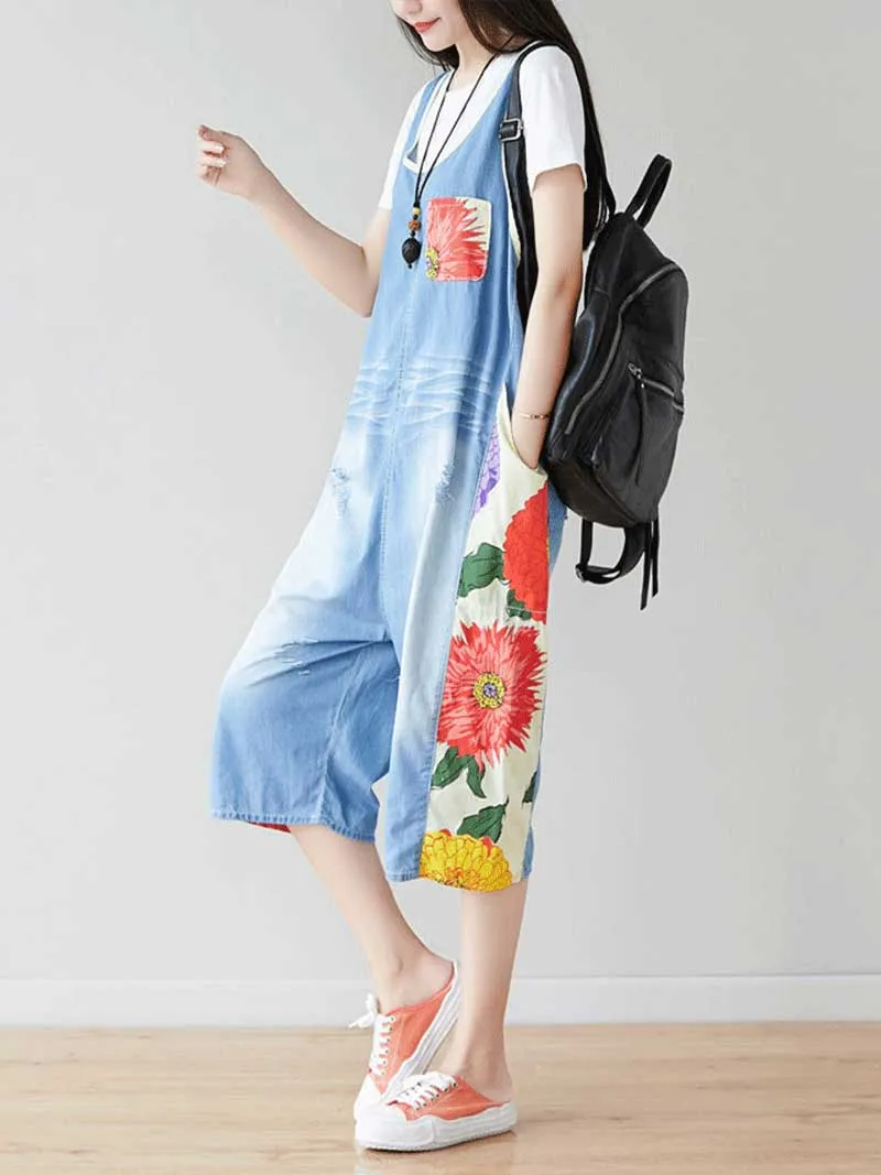 Never Lose Your Sense Denim Overall Dungarees