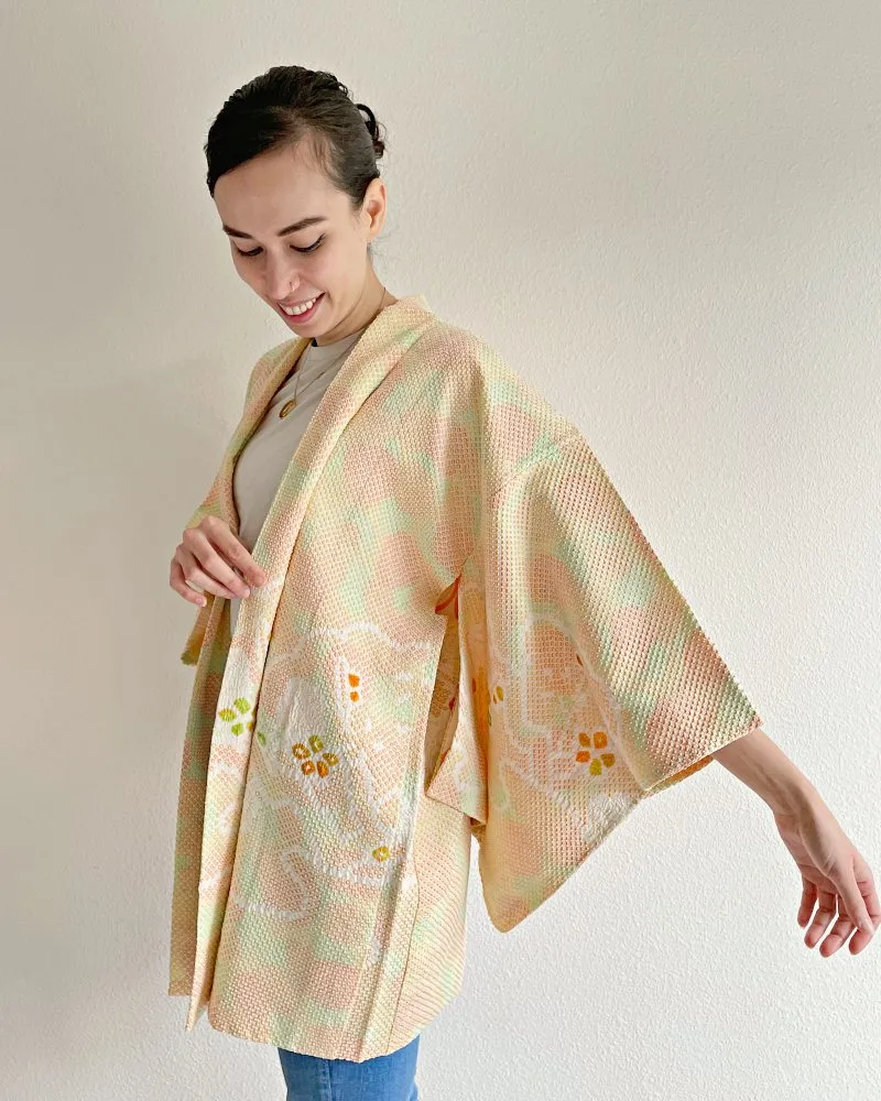 New Beginnings Shibori Haori Kimono Jacket