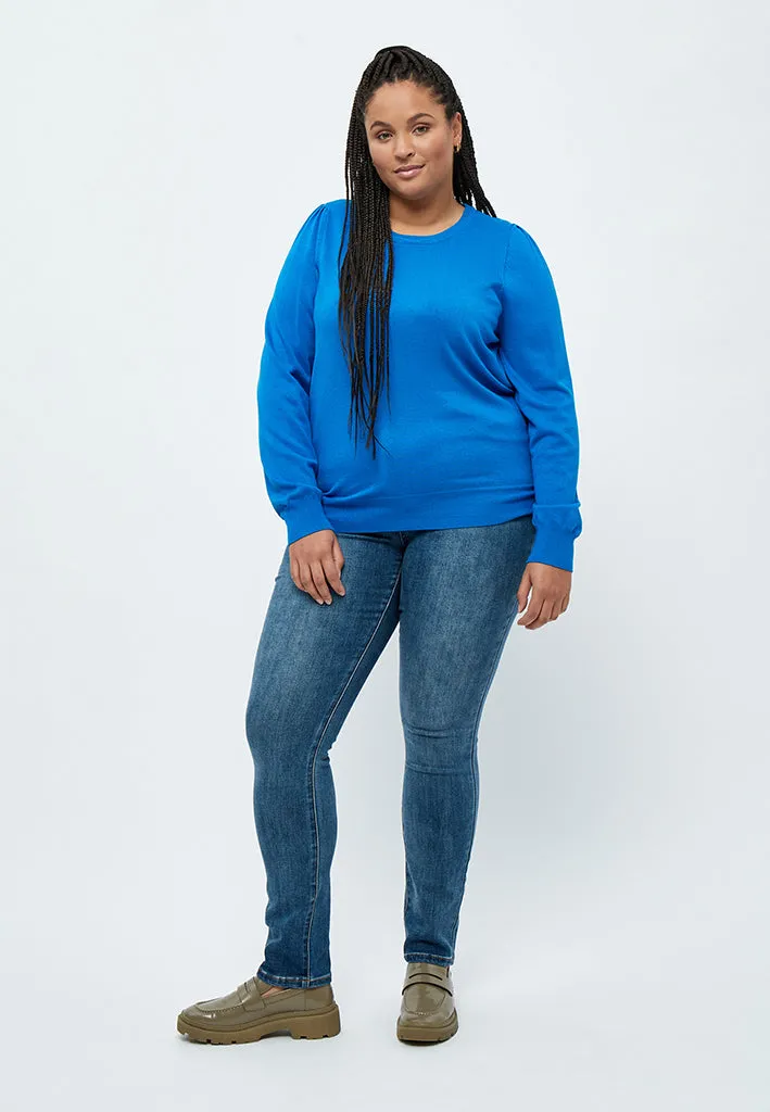 PCTana Knit Pullover Curve - Victoria Blue