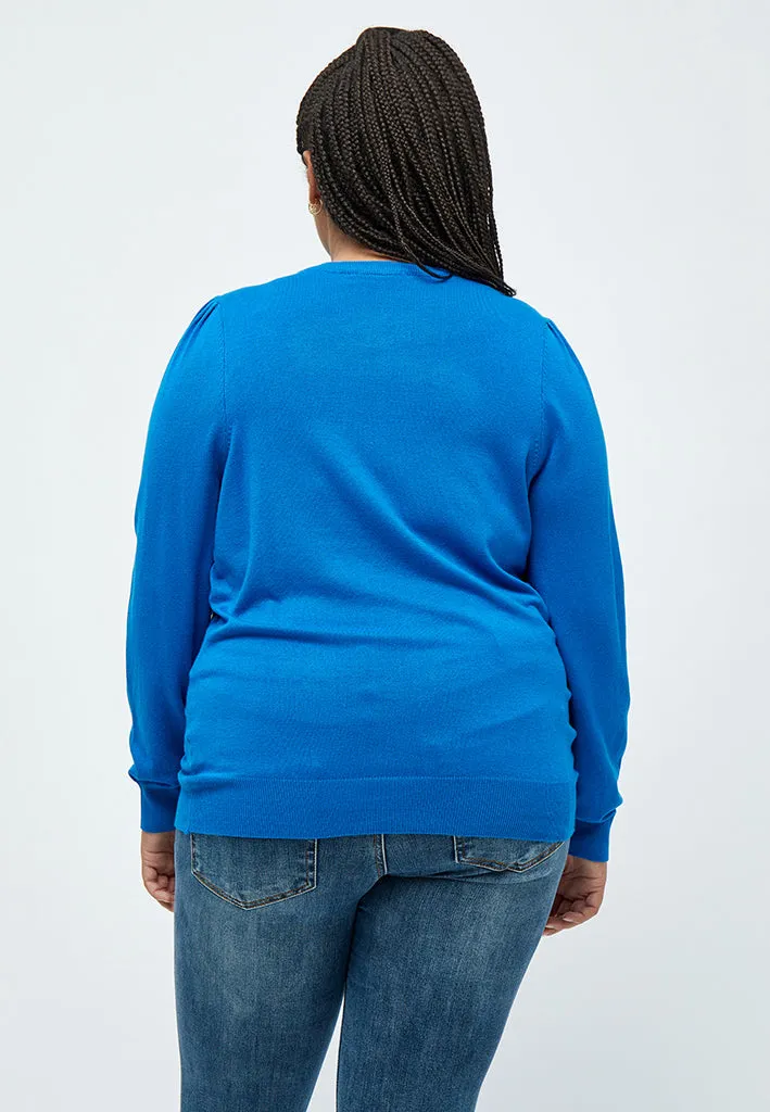 PCTana Knit Pullover Curve - Victoria Blue