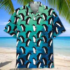 Penguins Ocean Hawaiian Shirt, Penguin Of The World Shirt, Happy Penguin Awareness Day, Penguin Shirt, Penguin Lover