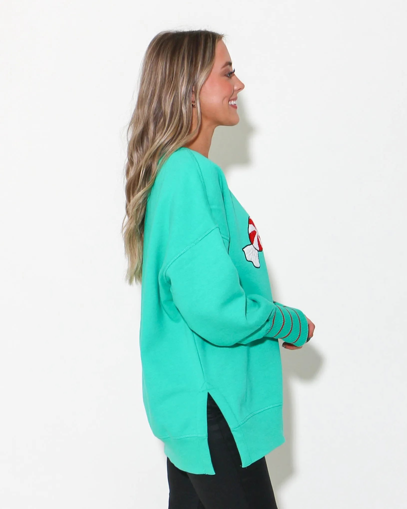 Peppermint Twist Carli Pullover