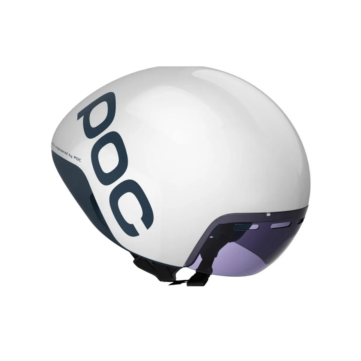 POC Cerebel White Blue Helmet