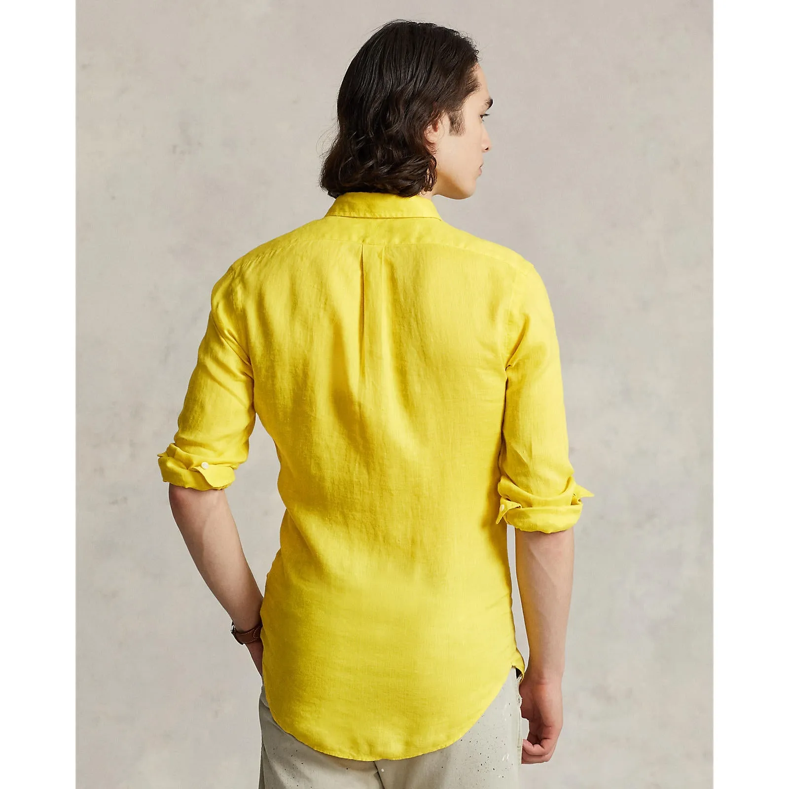 Polo Ralph Lauren - Custom Fit Linen Shirt - Lemon