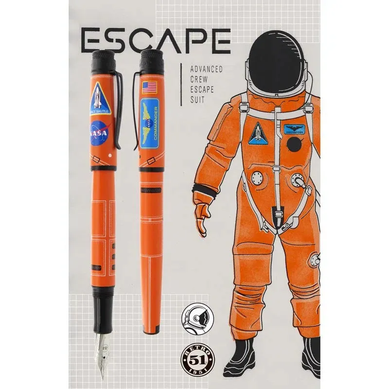 Retro 51 Tornado Fountain Pen in Escape ACES Suit Orange