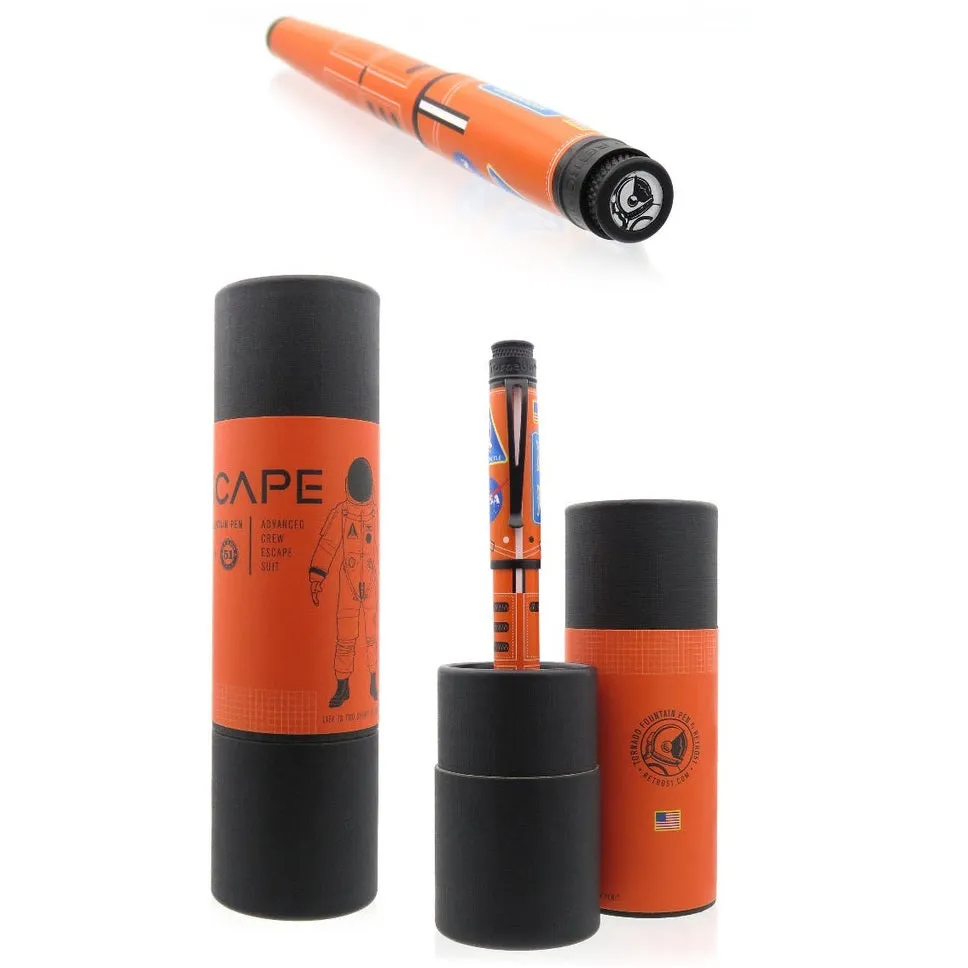 Retro 51 Tornado Fountain Pen in Escape ACES Suit Orange