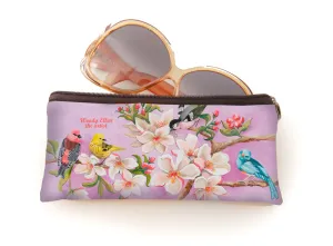 Retro pencil bag, vintage pencil bag, Bloom