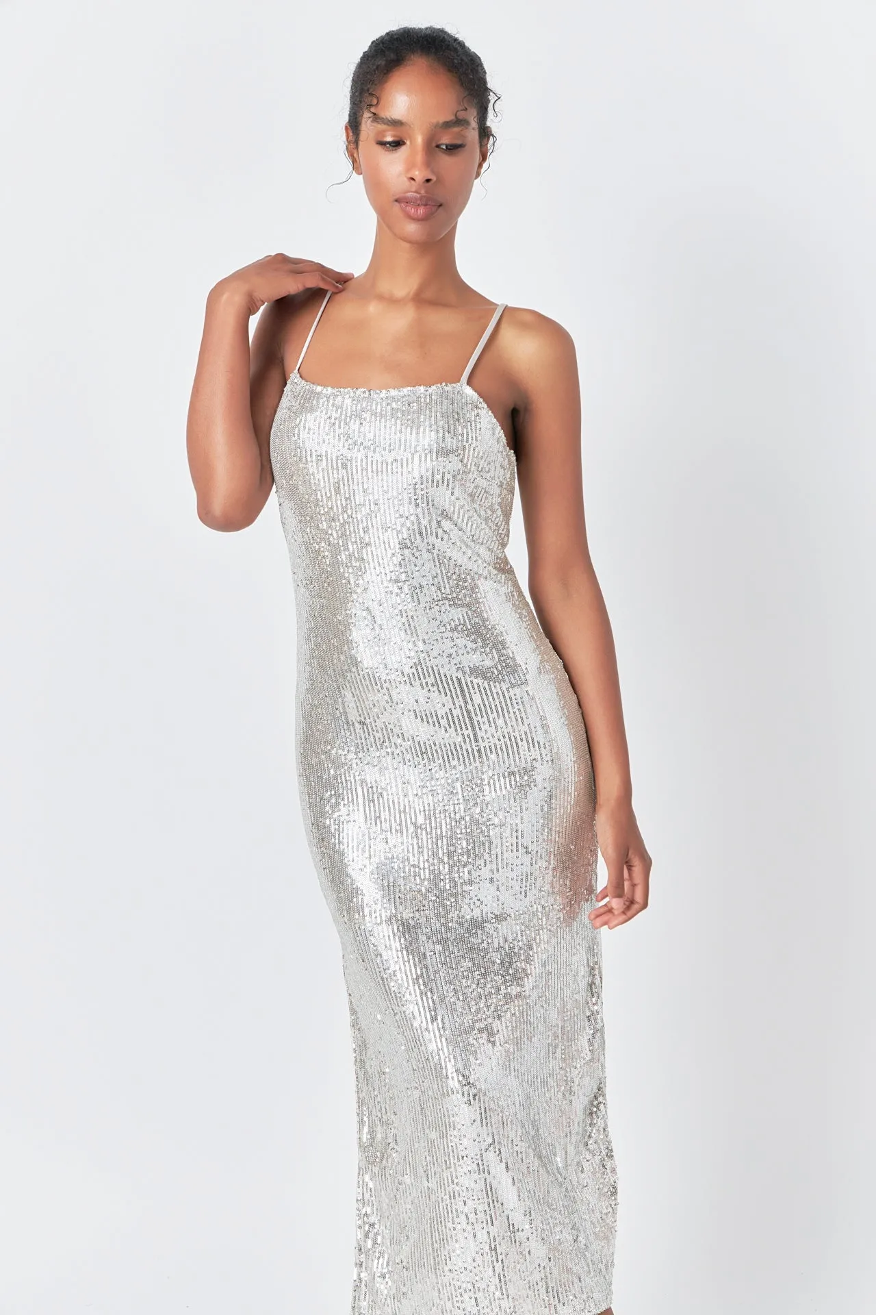 Sequin Slip Dress