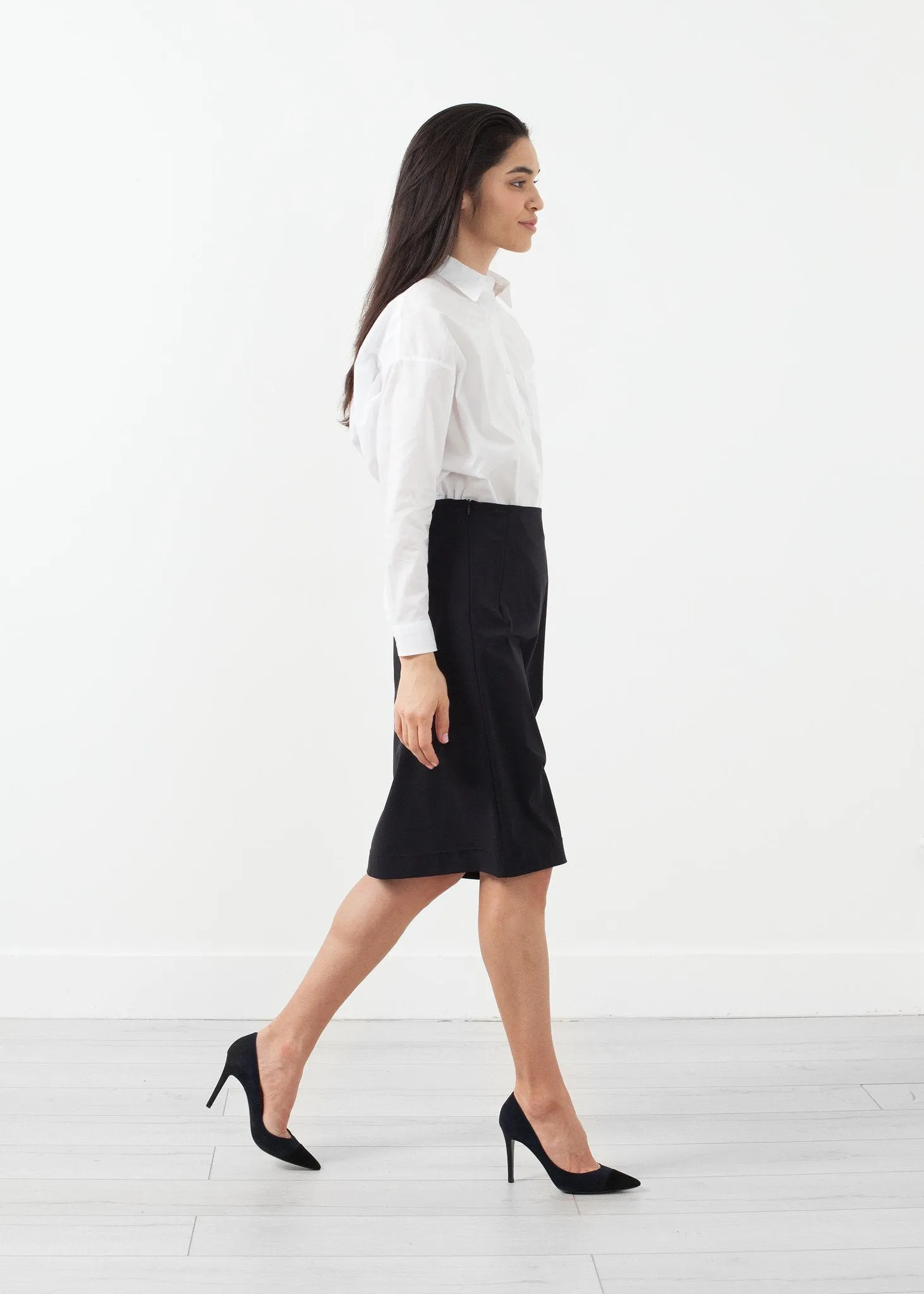 Side Ruche Skirt