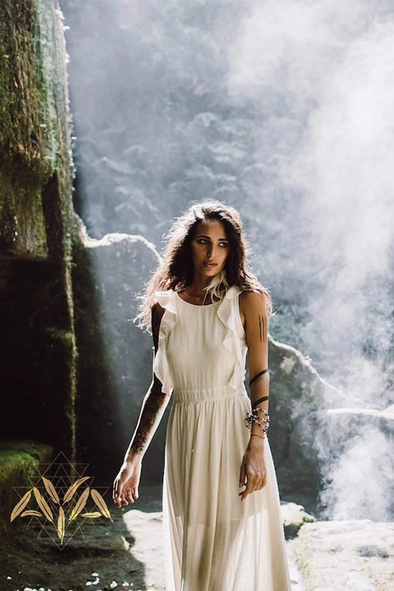 Simple Boho Bohemian Wedding Dress