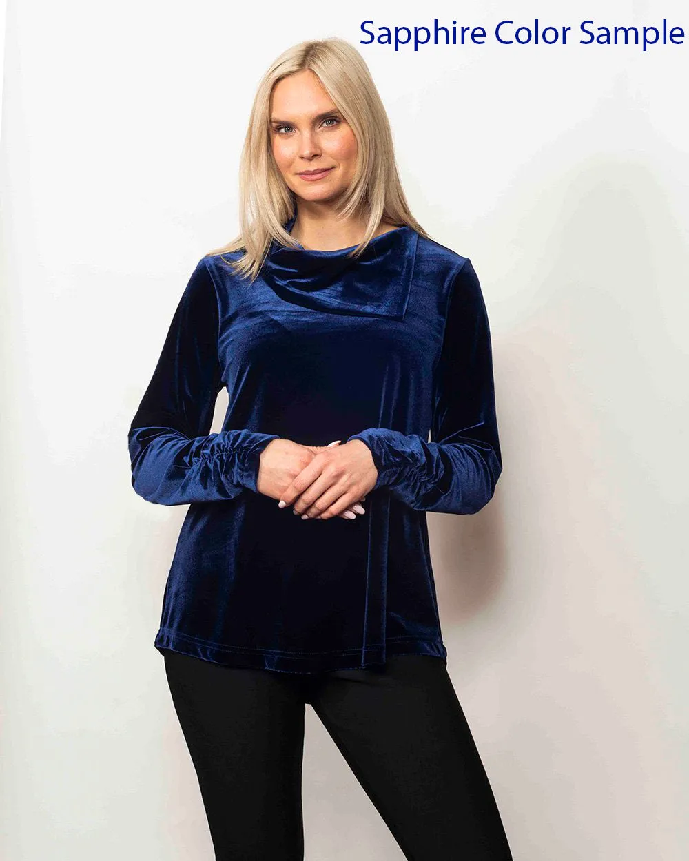 Sno Skins | Plushtech Velvet Johny Collar Top | Women's