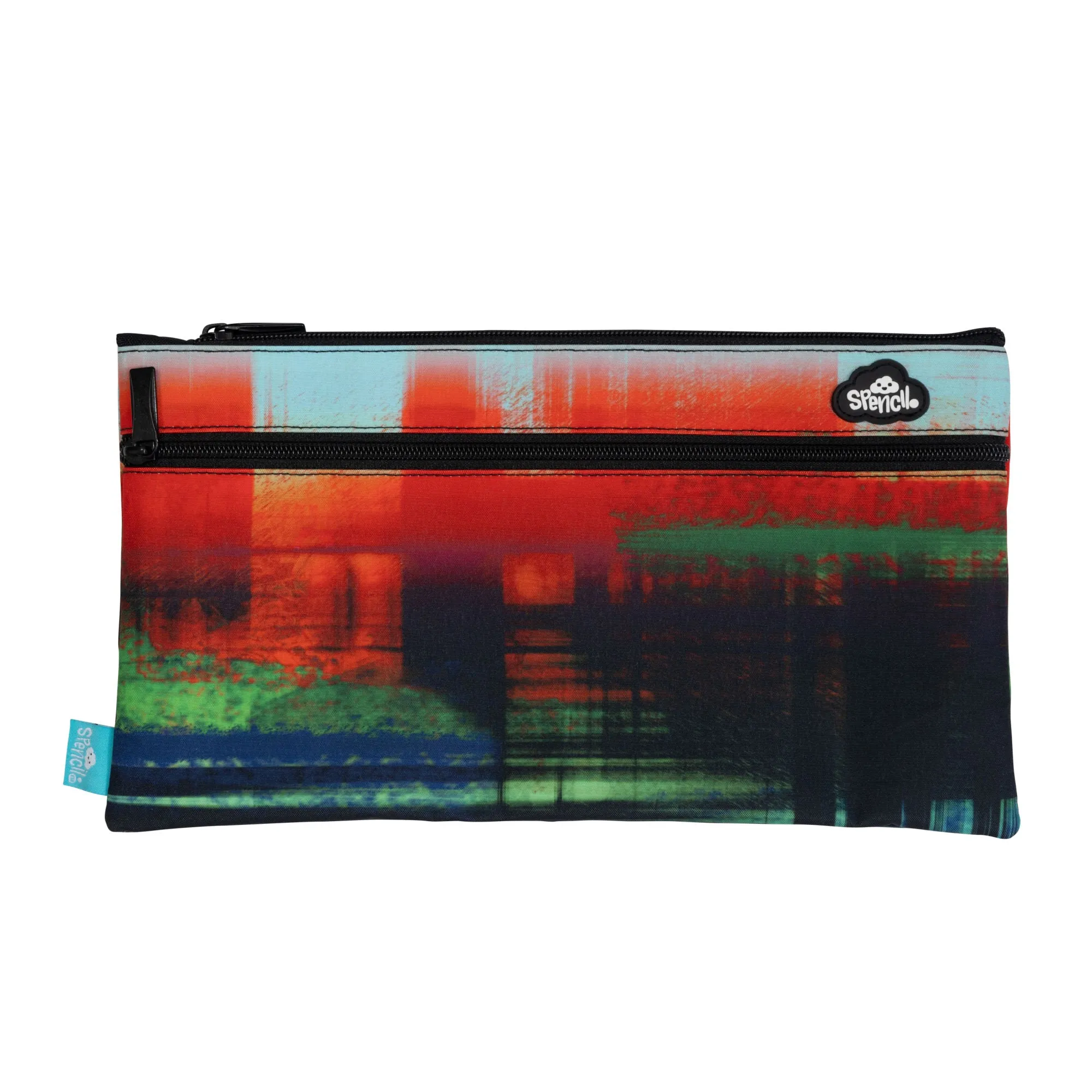 Spencil Twin Zip Pencil Case - Ignite