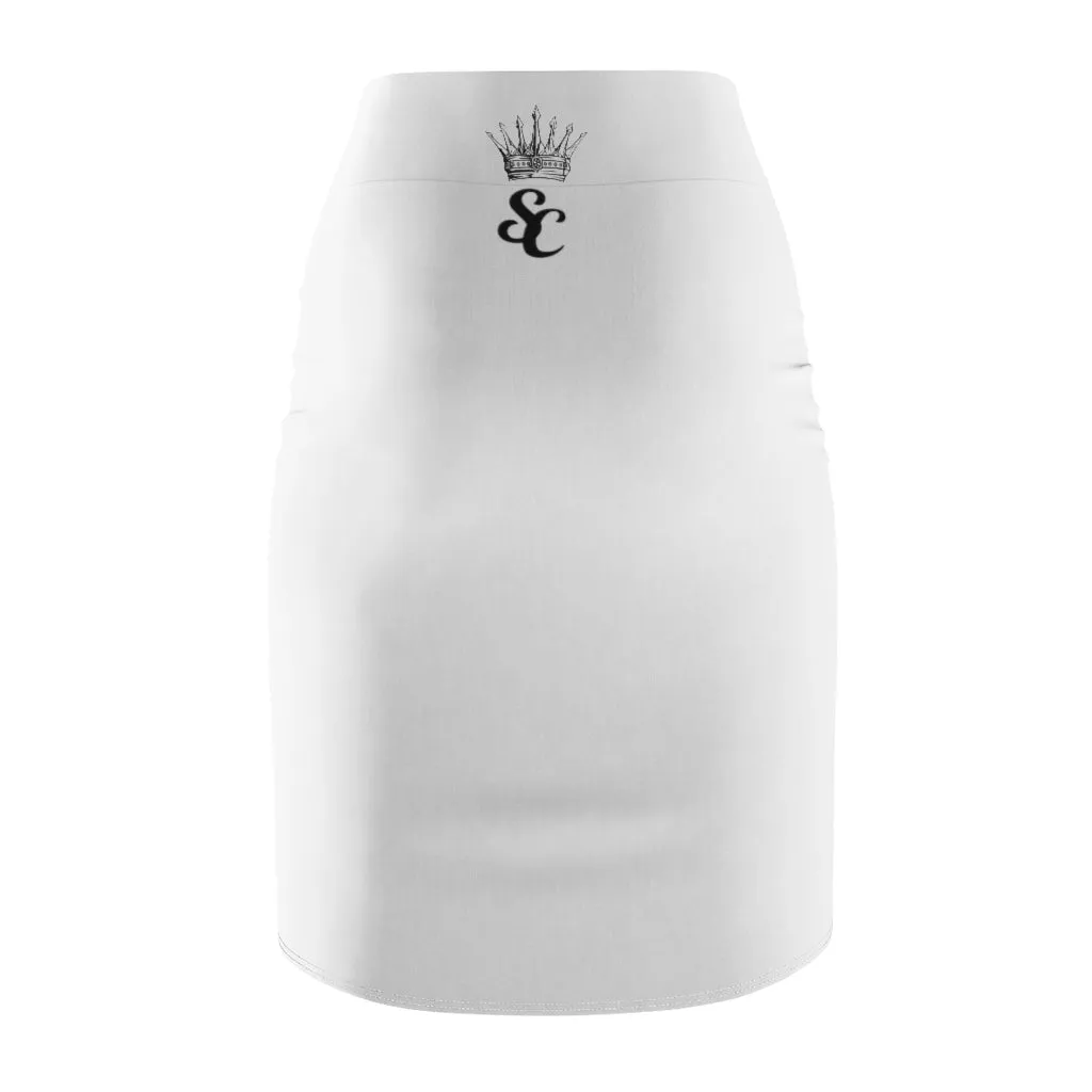 STILE CAPO WHITE QUEEN Pencil Skirt