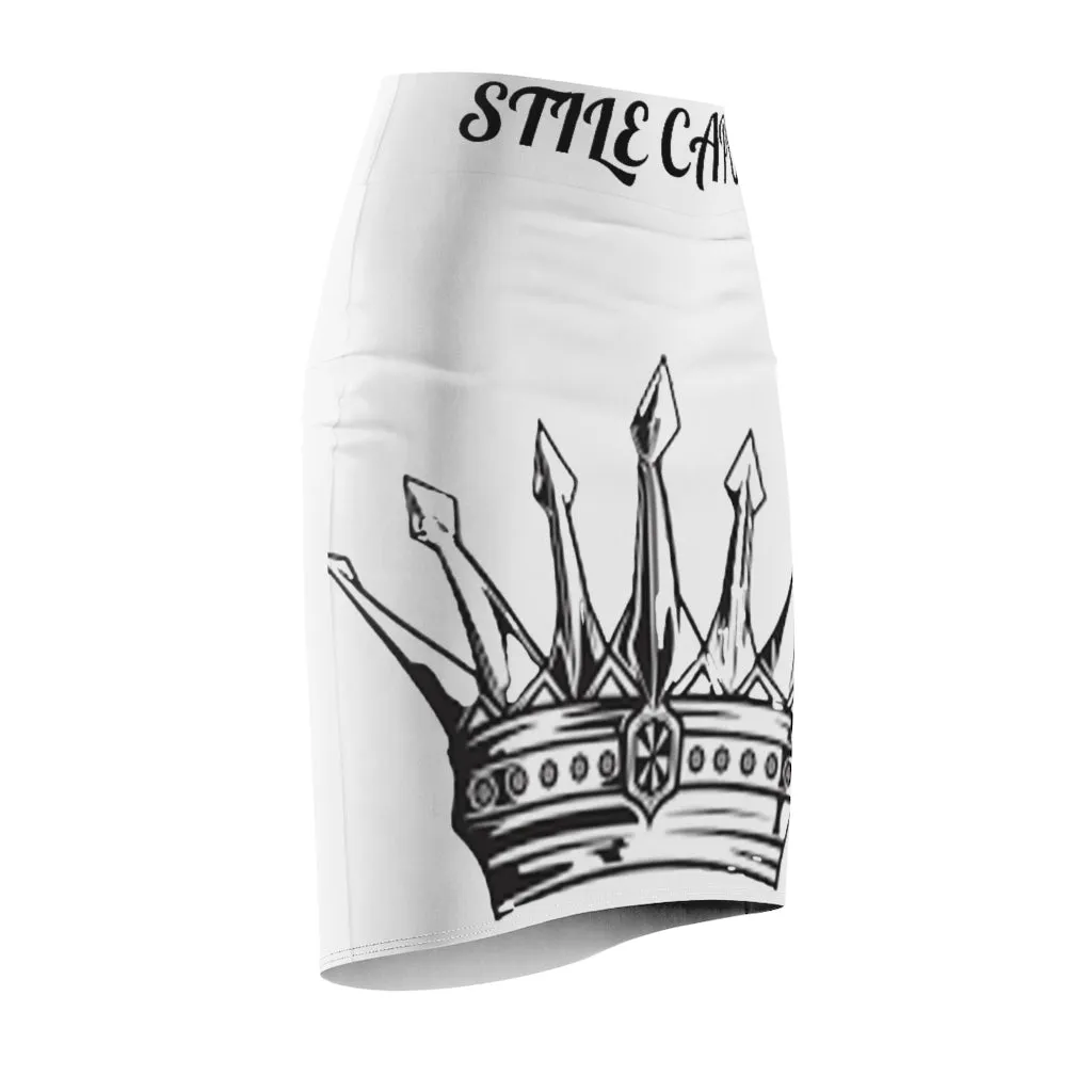 STILE CAPO WHITE QUEEN Pencil Skirt